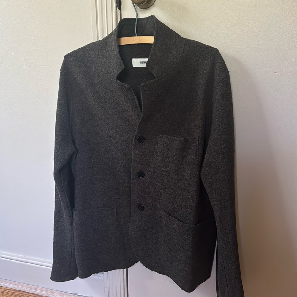 Buck Mason Women’s Merino Wool felted chore coat jacket S